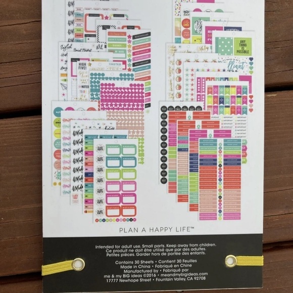 The Happy Planner TEACHER Sticker Book MAMBI- Create 365- 1733 pc - Picture 2 of 2